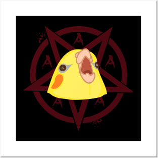 pentagram birb Posters and Art